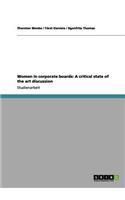 Women in corporate boards