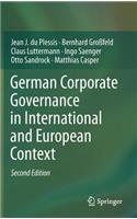 German Corporate Governance in International and European Context