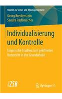 Individualisierung Und Kontrolle