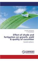 Effect of Shade and Fertigation on Growth, Yield & Quality of Cucumber
