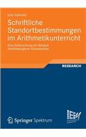 Schriftliche Standortbestimmungen Im Arithmetikunterricht