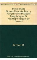 Dictionnaire Birman-Francais. Fasc. 4