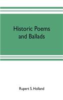 Historic poems and ballads