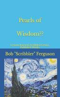 Pearls of Wisdom?