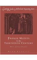 French Motets in the Thirteenth Century