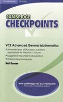 Cambridge Checkpoints Vce Advanced General Maths Units 1 and 2