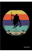 Spearfisher: 120 Pages I 6x9 I Graph Paper 4x4 I Funny Bowfishing, Ocean & Snorkel Diving Gifts