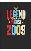 Legend Since August 2009