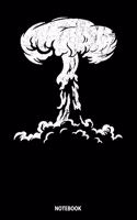 Notebook: Nuclear Bomb Explosion Mushroom
