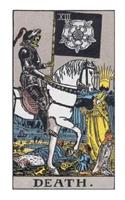 Tarot Notebook Journal - Death: Medium College Ruled for Your Daily Readings Illustrated with the Beautiful Rider-Waite tarot deck