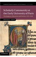 Scholarly Community at the Early University of Paris
