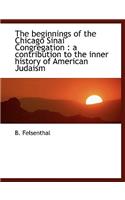 The Beginnings of the Chicago Sinai Congregation