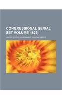 Congressional Serial Set Volume 4826: (English)