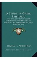 A Study In Greek Rhetoric