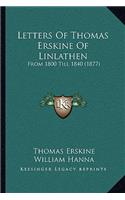 Letters Of Thomas Erskine Of Linlathen: From 1800 Till 1840 (1877)