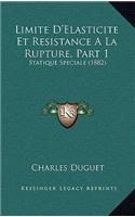 Limite D'Elasticite Et Resistance a la Rupture, Part 1