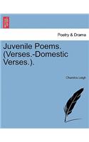 Juvenile Poems. (Verses.-Domestic Verses.).
