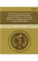 Rotational Grazing Effects on Above-Ground Biomass