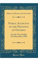Public Accounts of the Province of Ontario