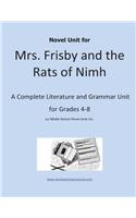 Novel Unit for Mrs. Frisby and the Rats of Nimh