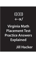 Virginia Math Placement Test Practice Answers Explained