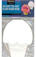Ready To Go Blank Board Book 5 1/4" X 6 1/2" Cupcake