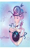 Zodiac sign Sagittarius Notebook