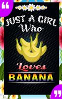 Just A Girl Who Loves Banana: A Great Gift Lined Journal Notebook For Banana Lovers.Best Idea For Thanksgiving/Christmas/Birthday Gifts