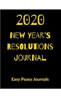 2020 New Year's Resolutions Journal