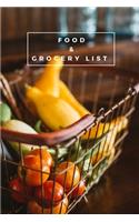 Food & Market Shopping List