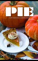 Pie Note Monthly 2020 Planner 12 Month Calendar