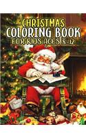 Christmas Coloring Book for Kids Ages 8-12