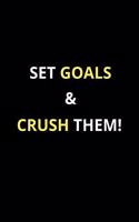 Notebook-Set Goals & Crush them!