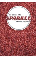 She Leaves a Little Sparkle Wherever She Goes, 2020 Weekly Planner