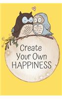 Create Your own HAPPINESS: Workbook anxiety - health journal - Anxiety DAILY tracker - Good Coping Skills