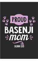 Proud Basenji Mom Calender 2020