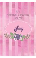 My Greatest Blessings Call Me Sassy: Personalized Grandmother Journal with Her Special Nickname