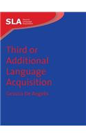 Third or Additional Language Acquisition