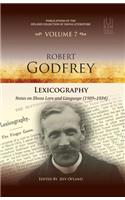 Robert Godfrey: Lexicography: Volume 7
