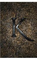 Monogram K Notebook