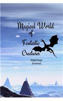 Magical World of Fantastic Creatures Sightings Journal
