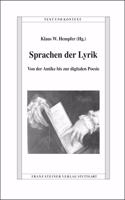 Sprachen Der Lyrik