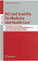HCI and Usability for Medicine and Health Care