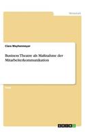 Business Theatre als Maßnahme der Mitarbeiterkommunikation