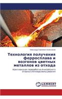 Tekhnologiya Polucheniya Ferrosplava I Vozgonov Tsvetnykh Metallov Iz Otkhoda