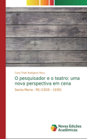 O pesquisador e o teatro