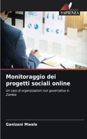 Monitoraggio dei progetti sociali online