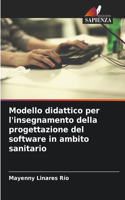 Modello didattico per l'insegnamento della progettazione del software in ambito sanitario