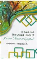 Said and The Unsaid Things of Indian Fiction in English