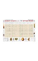 Hebrew Scripts Wall Chart